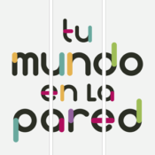 Logotipo Tu mundo en la pared